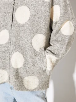 PARFOIS C&aacute;rdigan De Punto Jacquard Gris Hot