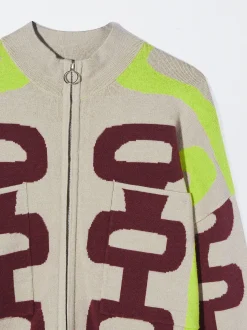 PARFOIS C&aacute;rdigan De Punto Jacquard Multicor Outlet