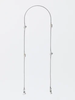 PARFOIS Cadena Para Gafas Con Perlas De Agua Dulce Plateado Cheap