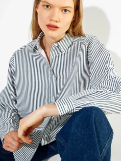 PARFOIS Camisa 100% Algod&oacute;n Gris New