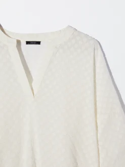 PARFOIS Camisa Algod&oacute;n Con Lazada Crudo Clearance