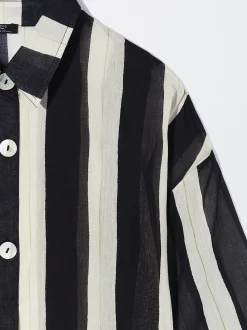PARFOIS Camisa Algod&oacute;n Con Rayas Multicor Discount