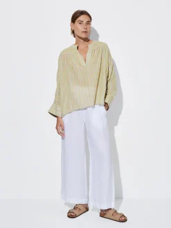 PARFOIS Camisa Algod&oacute;n Con Rayas Multicor Cheap