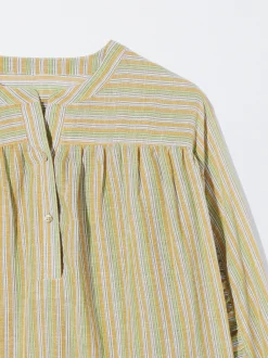 PARFOIS Camisa Algod&oacute;n Con Rayas Multicor Cheap