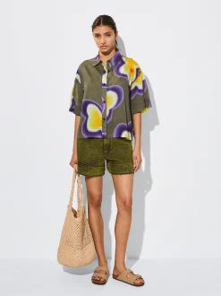 PARFOIS Camisa Algod&oacute;n Estampada Multicor Shop