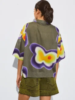 PARFOIS Camisa Algod&oacute;n Estampada Multicor Shop