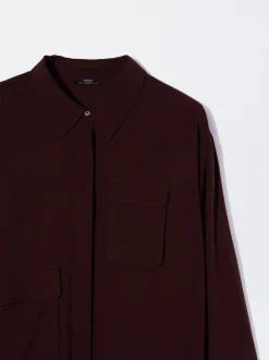 PARFOIS Camisa De Lyocell Burdeos Cheap