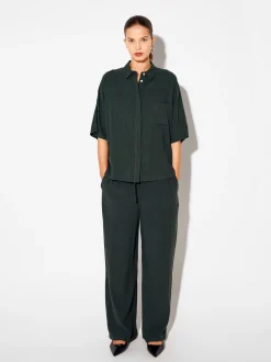 PARFOIS Camisa De Lyocell Verde Store