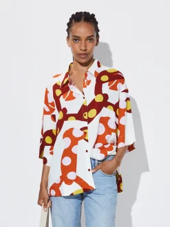 PARFOIS Camisa Estampada Multicor Clearance