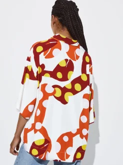 PARFOIS Camisa Estampada Multicor Clearance
