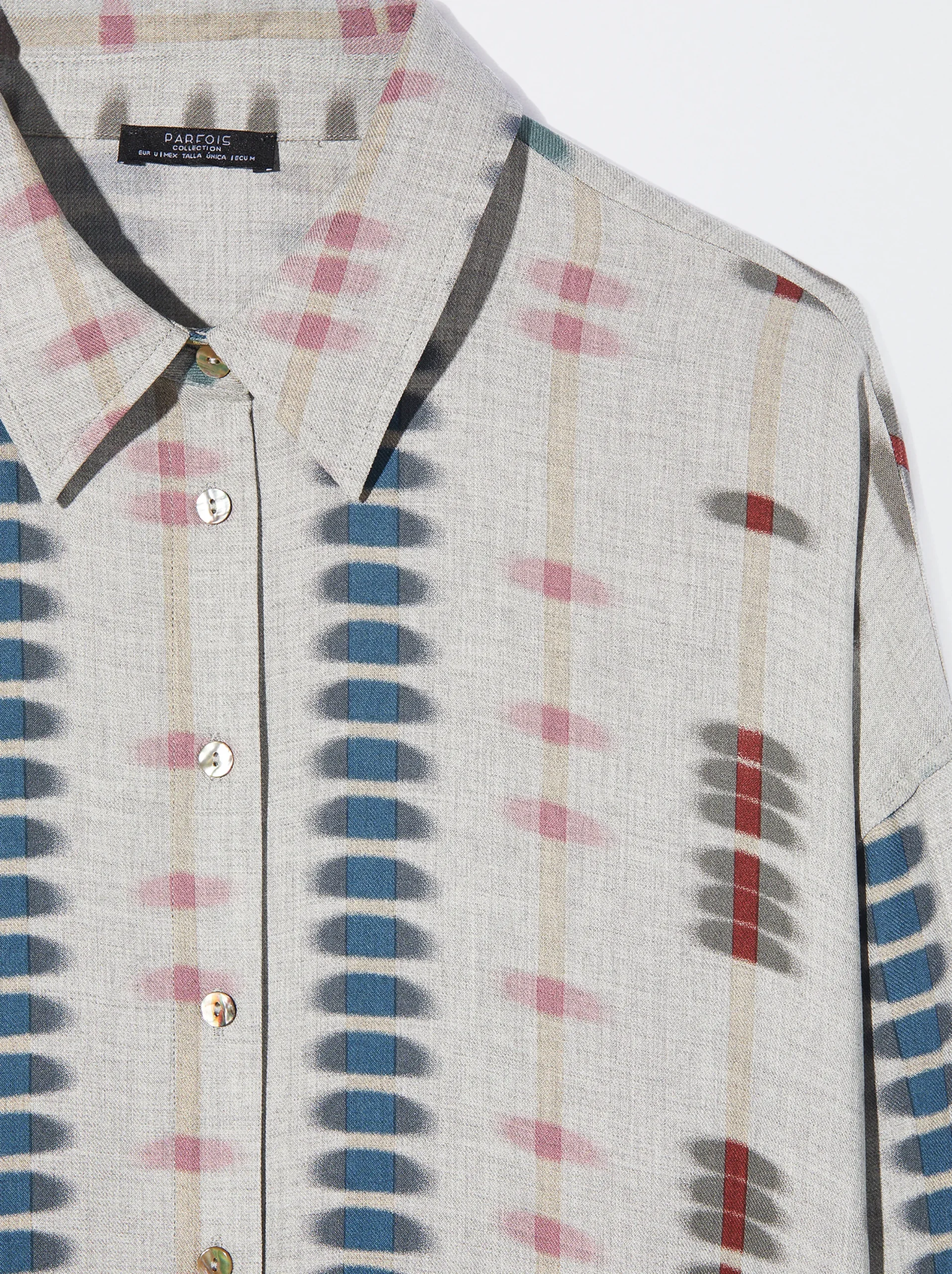 PARFOIS Camisa Estampada Multicor Discount