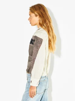 PARFOIS Camisa Estampada Cruzada Multicor Hot