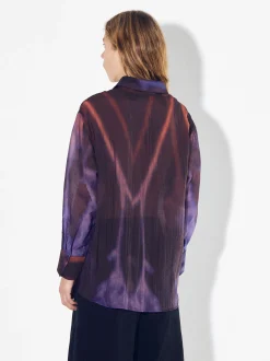PARFOIS Camisa Estampada Lyocell Multicor Best Sale