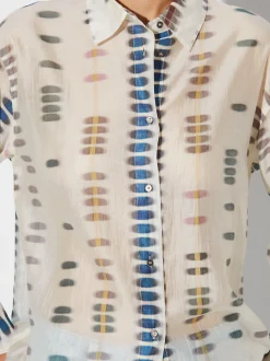 PARFOIS Camisa Estampada Lyocell Multicor Online
