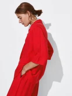 PARFOIS Camisa Manga Corta Rojo Clearance