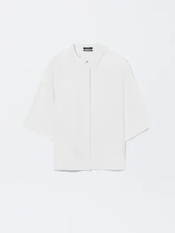 PARFOIS Camisa Manga Corta Blanco Discount