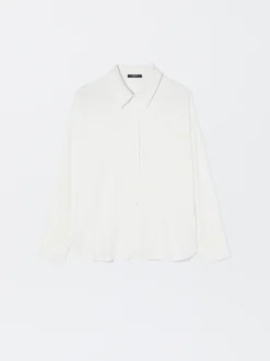 PARFOIS Camisa Manga Larga Com Strass Crudo New