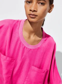 PARFOIS Camiseta 100% Lyocell Fucsia Best