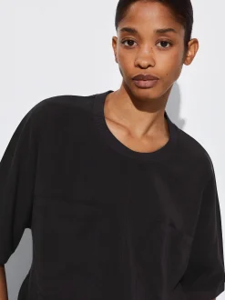 PARFOIS Camiseta 100% Lyocell Negro Flash Sale