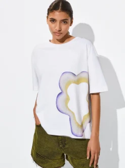 PARFOIS Camiseta Algodón Estampada Multicor Store