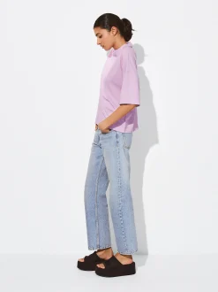 PARFOIS Camiseta B&aacute;sica Violeta Clearance