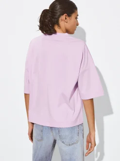 PARFOIS Camiseta B&aacute;sica Violeta Clearance