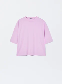 PARFOIS Camiseta B&aacute;sica Violeta Clearance