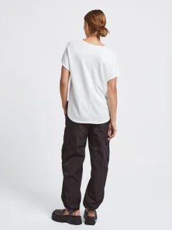 PARFOIS Camiseta B&aacute;sica Cuello Pico Crudo Fashion