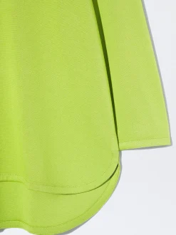 PARFOIS Camiseta Con Cuello Redondo Verde Outlet