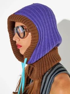 PARFOIS Capucha Punto Camel Flash Sale