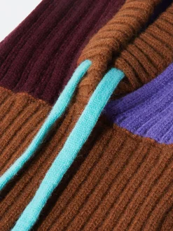 PARFOIS Capucha Punto Camel Flash Sale