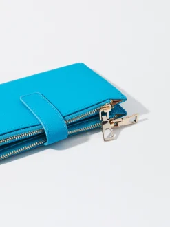 PARFOIS Cartera B&aacute;sica Azul Store