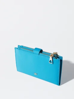 PARFOIS Cartera B&aacute;sica Azul Store