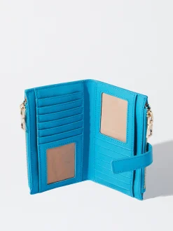 PARFOIS Cartera B&aacute;sica Azul Store