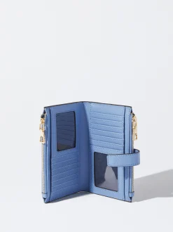 PARFOIS Cartera B&aacute;sica Azul Fashion