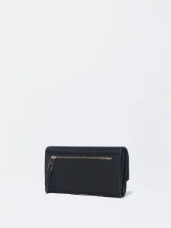 PARFOIS Cartera Cierre De Solapa Negro Cheap