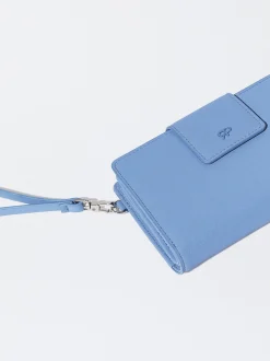 PARFOIS Cartera Con Asa De Mano Azul Store