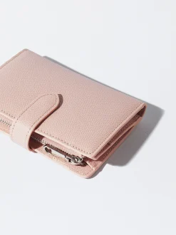 PARFOIS Cartera Con Tarjetero Extra&iacute;ble Rosa New
