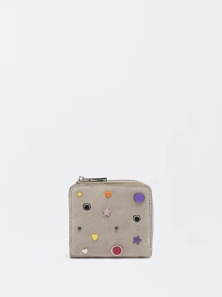 PARFOIS Cartera En Serraje Gris Sale