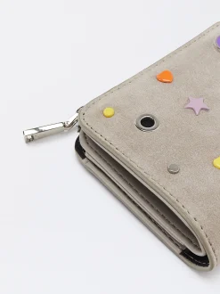 PARFOIS Cartera En Serraje Gris Sale