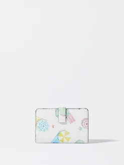 PARFOIS Cartera Estampado Azul New