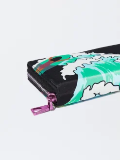 PARFOIS Cartera Nylon Estampada Multicor Discount