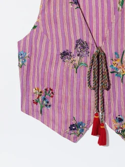 PARFOIS Chaleco Con Bordado Multicor Store