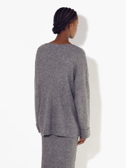 PARFOIS Chaqueta De Punto Con Botones Gris Flash Sale
