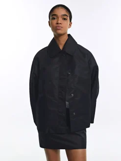 PARFOIS Chaqueta Leve Con Bolsillos Negro Shop