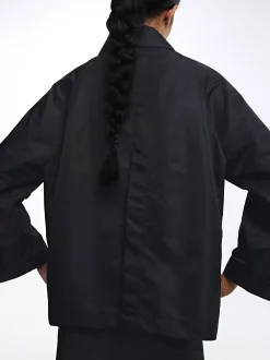 PARFOIS Chaqueta Leve Con Bolsillos Negro Shop