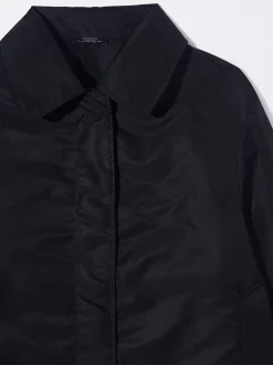 PARFOIS Chaqueta Leve Con Bolsillos Negro Shop