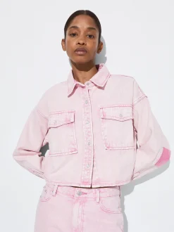 PARFOIS Chaqueta Vaquera Corta Rosa Store