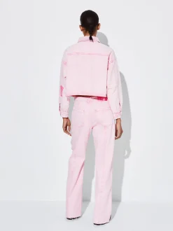 PARFOIS Chaqueta Vaquera Corta Rosa Store