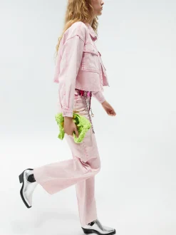 PARFOIS Chaqueta Vaquera Corta Rosa Store